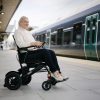 Elio elektrisk rullstol på tagplattform